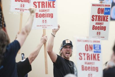 Boeing stock misses market rally as strike forces furloughs