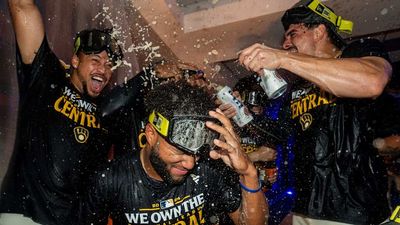 Brewers Found Amusing Way to Involve Jackson Chourio in Clubhouse Celebration