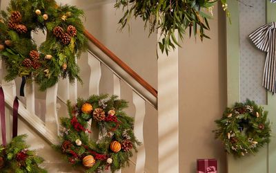 The most festive wreaths for front doors and mantelpieces this Christmas