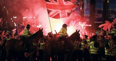 What happened in George Square the day after independence referendum?