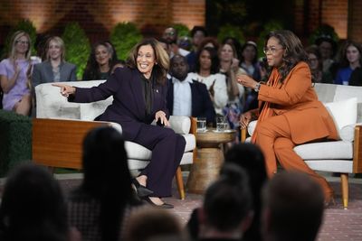 Kamala Harris joins Oprah Winfrey for star-studded election event