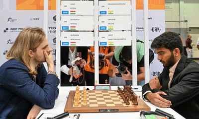 Chess: India win every match at Olympiad as US and England trail