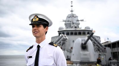 Navy workhorse docks for long-awaited homecoming