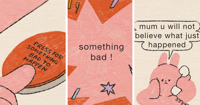 47 Funny Comics By Clarice Tudor Featuring Pink Rabbits That Are Cute, Sassy, And Relatable