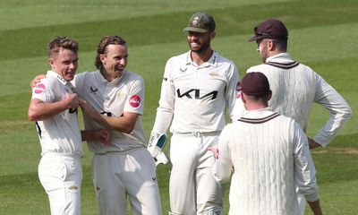 Surrey seal title as Somerset fold against Lancashire: county cricket day four – as it happened