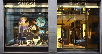 New Scottish Gucci store targeted by protesters on opening day