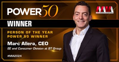 Mobile Industry Awards 2024: BT Consumer and EE CEO Marc Allera is our Power 50 Person of the Year