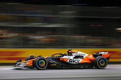 F1 Singapore GP: Norris noses ahead of Leclerc in FP2 by 0.058s