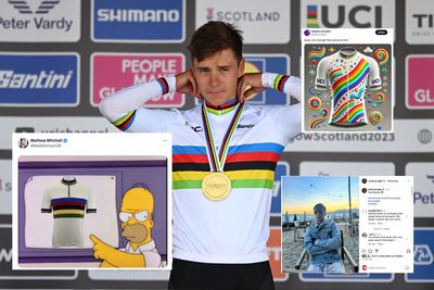 Tweets of the week: Design a world champion's jersey, 'super' bingo, and Primož Roglič looks cold