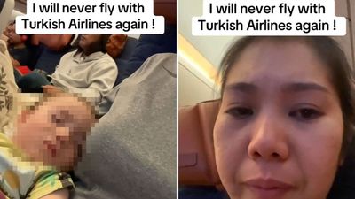 Furious Mom Calls Out Turkish Airlines After 11-Hour Flight Holding Baby While On Her Period