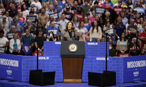 Kamala Harris attacks Trump over ‘immoral’ abortion bans at Wisconsin rally