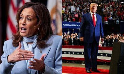 Harris ups lead over Trump, although presidential race still on knife-edge