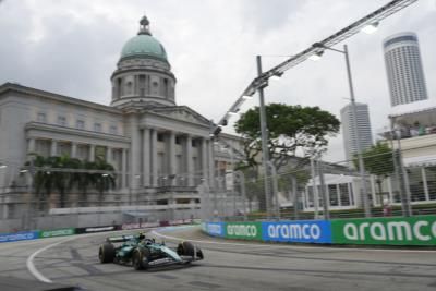 Large Lizard Halts Formula 1 Practice In Singapore