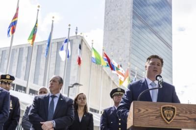 UN General Assembly Security Preparations Underway In NYC