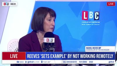 Rachel Reeves tells civil servants to get back in the office in London to boost Britain's productivity