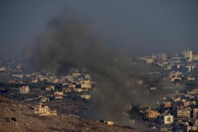 Large Traffic Jams As People Flee Lebanon Towns For Beirut