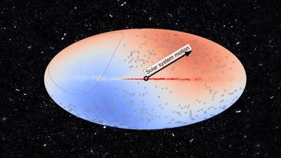 Massive radio survey reveals our universe's structure at the largest scales