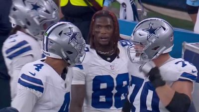 CeeDee Lamb Seemed to Have Emotional Message for Dak Prescott in Heated Sideline Moment