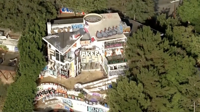 Hollywood Mansion Covered in Graffiti, Ransacked by Squatters After Being Abandoned by Tax-Evading Owner: Police