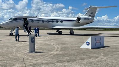 Astronauts, capsule for SpaceX's Crew-9 mission arrive at Florida launch site (photos)