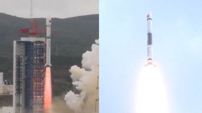 China launches 10 satellites on 2 rockets less than 6 hours apart (video)