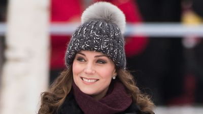 Kate Middleton's bobble hat and matching waterproof coat created one of her cosiest looks ever