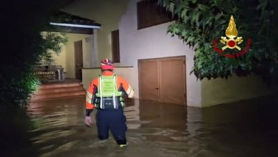 Tuscany floods: Two foreign tourists - a baby and grandmother - missing as torrential rain hits central Italy