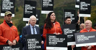 John Mason joins anti-abortion protesters outside Holyrood as new law enforced