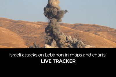 Israeli attacks on Lebanon in maps and charts: Live tracker