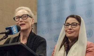 Meryl Streep: ‘A squirrel has more rights than a girl in Afghanistan’