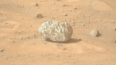 Weird 'zebra rock' on Mars is unlike anything seen before on Red Planet, NASA says