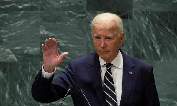 Biden tells UN ‘we cannot grow weary’ in Ukraine’s defence in valedictory speech