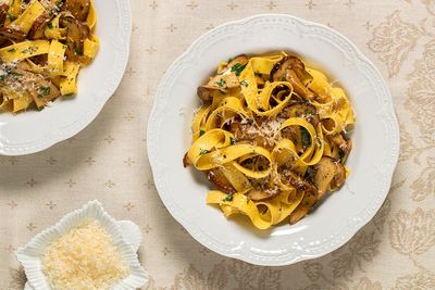 King Charles and Queen Camilla’s favourite wild mushroom pappardelle