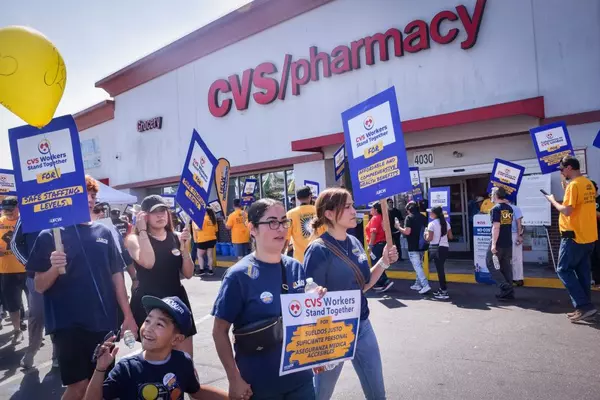 ‘Can’t afford health insurance’: California CVS workers take strike vote