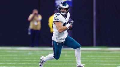 Mics Caught Eagles Teammate Jokingly Roasting Dallas Goedert's Speed During Big Play