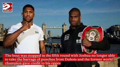 Anthony Joshua 'feared driving ban' in build-up to Wembley defeat to Daniel Dubois