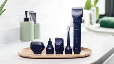 This grooming gadget is a beard trimmer, electric toothbrush and shaver in one