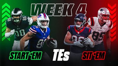 Tight End Start 'Em, Sit 'Em Picks For Fantasy Football Week 4