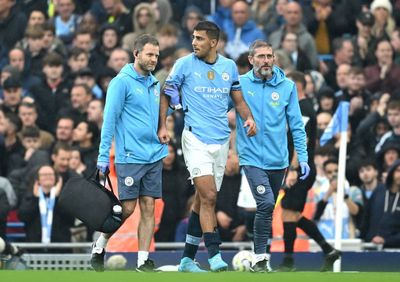 Man City confirm Rodri suffered right knee ligament injury in Arsenal clash