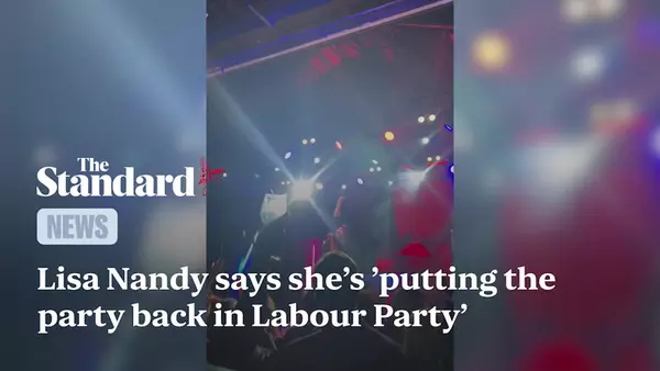 Culture Secretary Lisa Nandy dedicates Britney Spears song to Tories at Labour TikTok party with Will Young