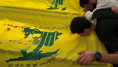 Watch: Funeral for Hezbollah commanders killed in Israeli strike on Beirut