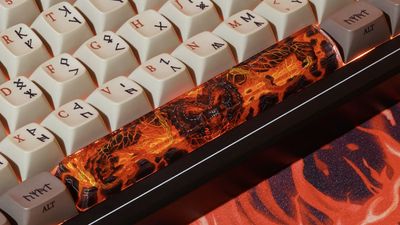 This Balrog spacebar is literal fire and has made me realise I need a full set of LOTR keycaps, ASAP