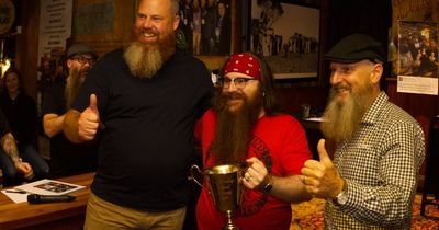 Marky wins a Canberra beard competition that is also helping to save lives