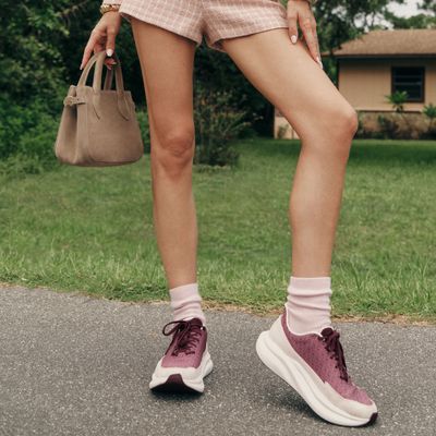 Reformation x HOKA Delivers the Ultimate Sneaker for "Somewhat Sporty" Girls