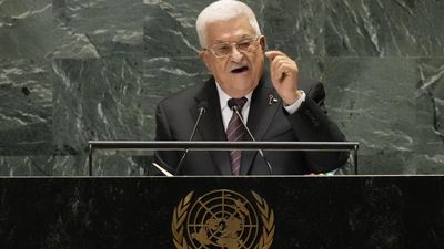 ‘Stop sending weapons to Israel,’ says Palestinian leader Abbas in UN speech