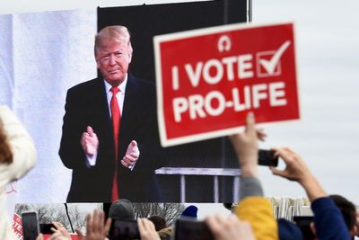 Anti-choice activists call Trump's bluff