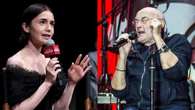 "That’s a real song? I thought that was just a melody in my head. It was really weird": Lily Collins didn't realise that the songs that father Phil had played to her as a child were actually famous