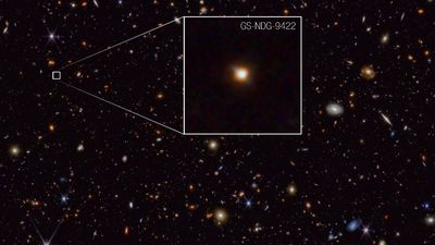 James Webb telescope spots rare 'missing link' galaxy at the dawn of time