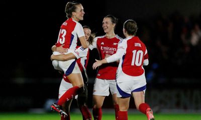 Arsenal reach Champions League group stage as Beth Mead inspires Häcken rout