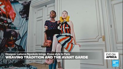 South African designer Laduma Ngxokolo's Xhosa couture at Paris Fashion Week